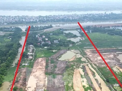 Cầu đầu tiên tại Hà Nội vượt cả sông Hồng và sông Đuống