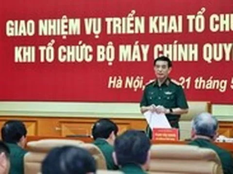 Bộ Quốc phòng giao nhiệm vụ triển khai tổ chức quân sự địa phương