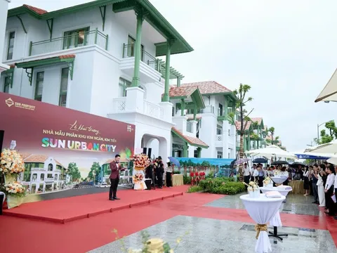 Khai trương nhà mẫu thấp tầng tại đô thị nghỉ dưỡng Sun Group Hà Nam