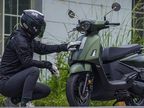 Cận cảnh mẫu xe tay ga 158cc của SYM: Đẹp như Vespa, thực dụng như Honda