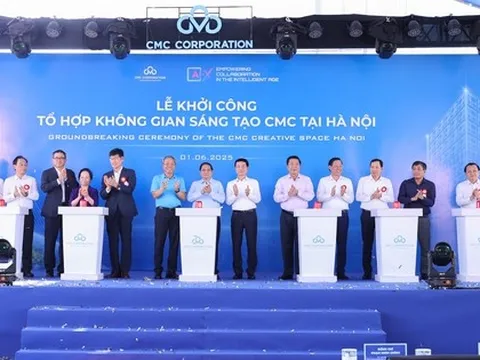 Thủ tướng Phạm Minh Chính dự khởi công Tổ hợp không gian sáng tạo CMC