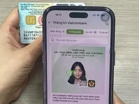 Sắp đóng tài khoản ngân hàng chưa xác thực sinh trắc học