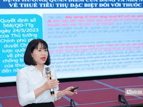 Bộ Y tế đề xuất áp thuế tuyệt đối 15.000 đồng/bao thuốc lá vào năm 2030