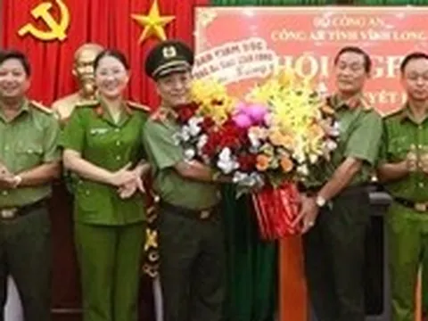 Đại tá Phan Ngọc Tính được giao phụ trách Công an tỉnh Vĩnh Long