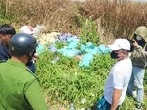 Cận cảnh nơi phát hiện hàng ngàn hộp thực phẩm chức năng đổ đống tại TP.HCM