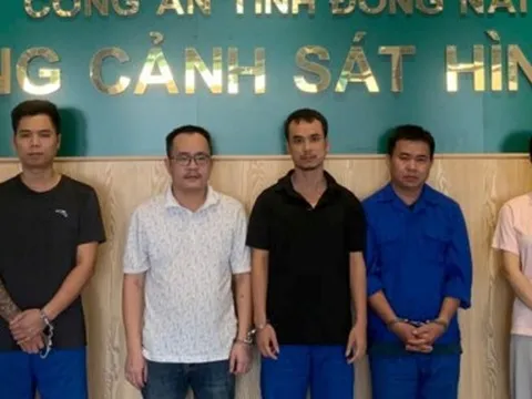 Công an Đồng Nai bắt giam 5 kẻ lừa đảo 10.000 tỷ đồng