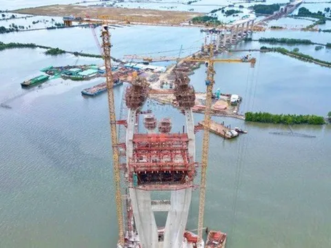 Cận cảnh dự án cầu có nhịp chính dài nhất Đông Nam Á, nối Bà Rịa - Vũng Tàu với Đồng Nai
