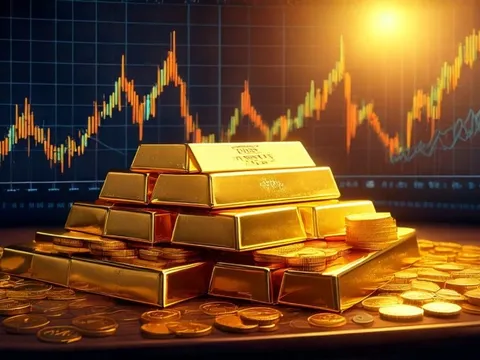 Giá vàng thế giới bật tăng, chứng khoán suy yếu