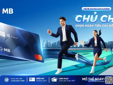 Ra mắt MB Mastercard Platinum: “Nhà vô địch” hoàn tiền trong hệ sinh thái MB