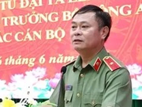 Thăng hàm thiếu tướng cho giám đốc Công an Ninh Thuận, điều động nhận công tác tại Lào