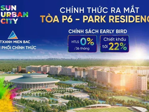 Tiếp nối thành công, tòa mới P6 thuộc Sun Urban City Hà Nam chính thức ra mắt