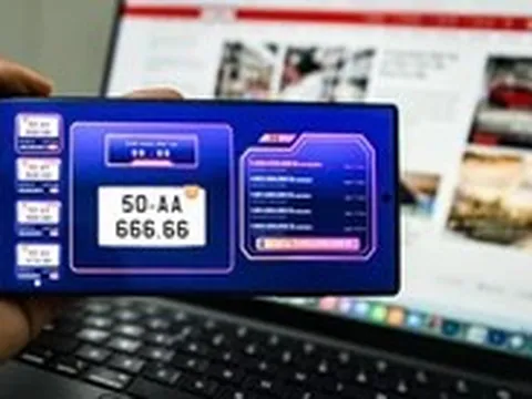 Đấu giá biển số xe thu về ngân sách gần 6.400 tỉ, niêm yết thêm hơn 1,2 triệu biển số