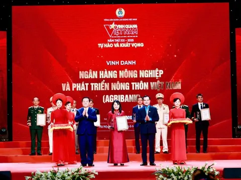 Agribank - Ngân hàng duy nhất được vinh danh tại chương trình VQVN năm 2025