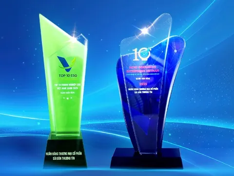 Sacombank đạt 2 giải thưởng VIE 10 và ESG 10 – Khẳng định mục tiêu kinh doanh hiệu quả và phát triển bền vững