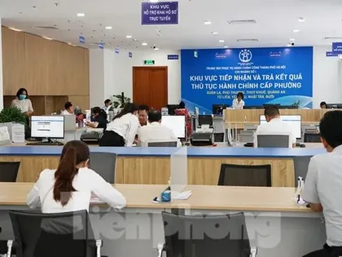 Hà Nội công bố 14 thủ tục đất đai và địa điểm thực hiện ở các xã, phường
