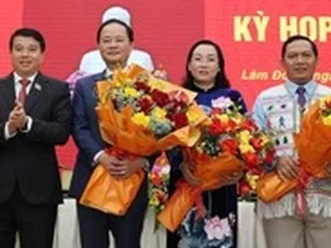 Công bố các chức danh lãnh đạo HĐND, UBND tỉnh Lâm Đồng