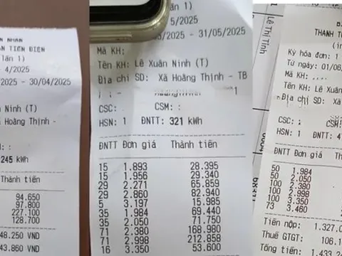 Nhiều hộ gia đình ở Thanh Hoá cũng 'sốc' vì tiền điện tháng 6 tăng vọt