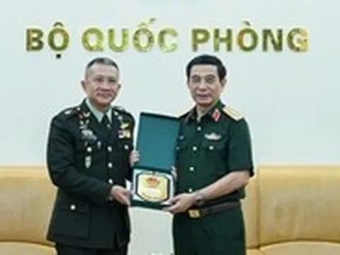 Đại tướng Phan Văn Giang tiếp Tư lệnh Lực lượng Quốc phòng Thái Lan