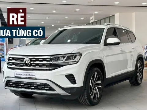 VW Teramont hạ giá kỷ lục còn 1,788 tỷ đồng: Là bản Limited nhiều 'option' xịn, tăng cạnh tranh trước Palisade, làm khó Explorer