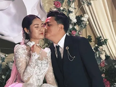 Hoa hậu Nông Thúy Hằng lên xe hoa