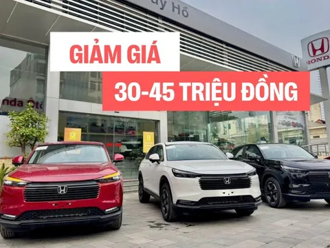 Honda HR-V giảm giá tới 45 triệu đồng tại đại lý: Bản tầm trung giảm nhiều nhất còn 705 triệu, tiệm cận Xforce, Creta bản đắt nhất