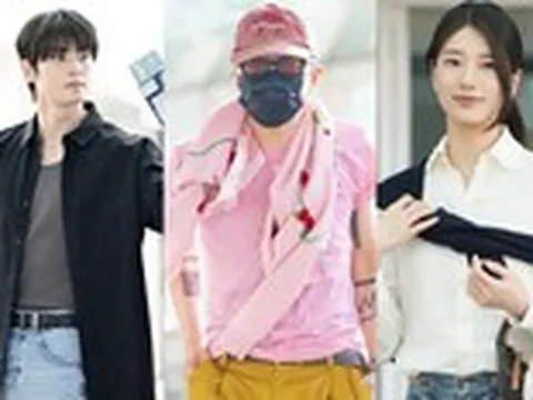 Thời trang sân bay của sao: G-Dragon, Suzy, Cha Eun Woo... gây náo loạn