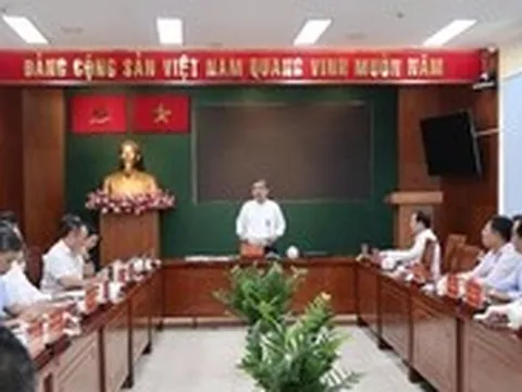Phó bí thư Nguyễn Phước Lộc làm việc với đảng ủy 17 phường xã TP.HCM