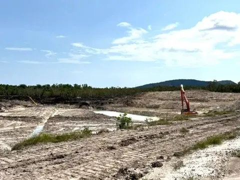 Thuê 8 máy múc san lấp, lấn chiếm hơn 50.000 m2 đất công ở Phú Quốc