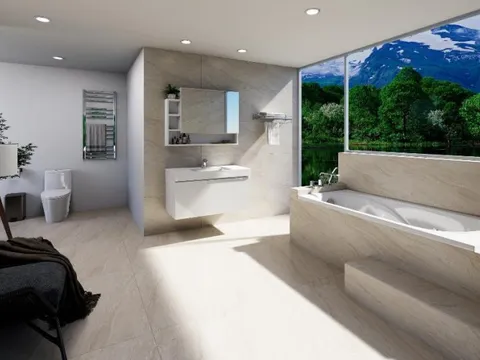 Biến phòng tắm thành "bể bơi mini" tại nhà cùng Caesar