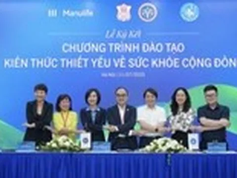 Manulife hợp tác nâng cao kiến thức y tế cho tư vấn viên bảo hiểm