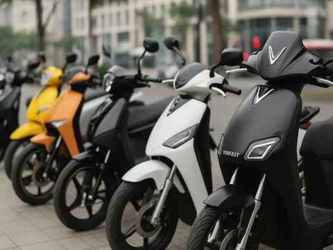 "Miếng bánh" thị phần xe máy điện đang nằm trong tay ông lớn nào: 10 xe bán ra có hơn 4 xe của VinFast, Honda và Yamaha rục rịch tung sản phẩm mới