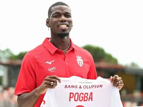 Trở lại sau cấm thi đấu, Pogba vẫn chưa thể ra sân cùng Monaco