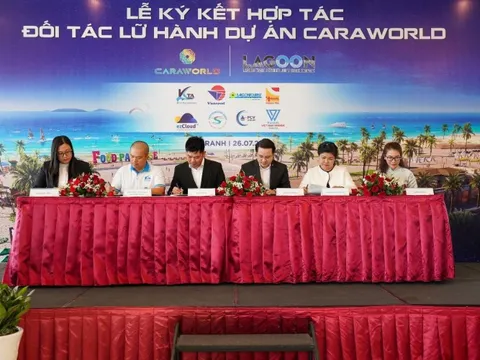 CĐT CaraWorld ký kết hợp tác cùng nhiều đối tác lữ hành lớn