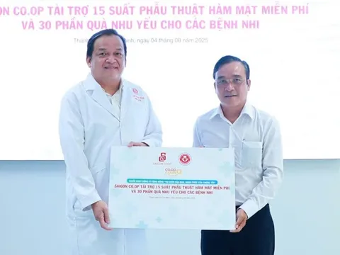 Saigon Co.op góp phần thay đổi cuộc đời em nhỏ qua những ca phẫu thuật nụ cười đầy nhân ái