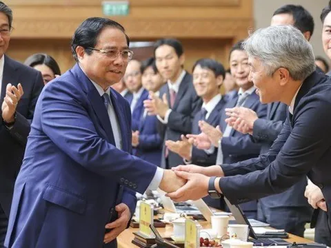 Gặp Thủ tướng, doanh nghiệp Nhật Bản muốn được thúc đẩy triển khai xây dựng thành phố thông minh Bắc Hà Nội và loạt dự án khác