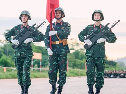 Khán giả thú vị với Sao nhập ngũ: Đồng chí Lê Hoàng Hiệp có thoại rồi