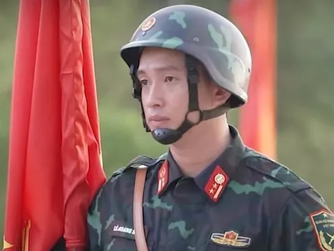 Thượng úy Lê Hoàng Hiệp xuất hiện gây sốt ở "Sao nhập ngũ"