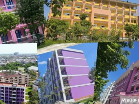 Ảnh: Ấn tượng khu ký túc xá sinh viên rực rỡ sắc màu ở Huế