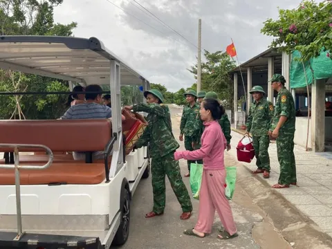 Gần 400 quân dân tại đảo Cồn Cỏ đã vào hầm trú ẩn tránh bão số 5