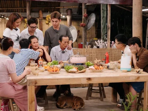 Ngẩn ngơ bữa cơm nhà trong Gia đình Haha
