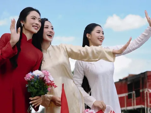 Top 3 Hoa hậu Việt Nam 2024 kể chuyện văn hóa, lịch sử qua áo dài Dũng Nguyễn