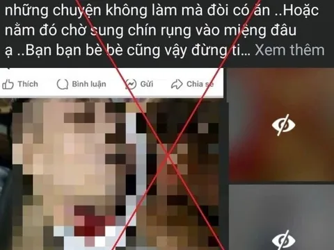 Xử phạt người phụ nữ đăng tải hình ảnh rùng rợn để câu view