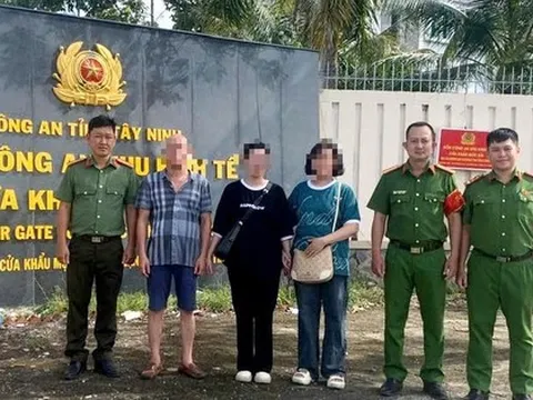 Nhận thông tin từ công an ở Hà Nội, công an tại Tây Ninh giải cứu kịp thời cô gái 18 tuổi