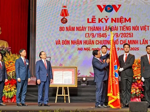 Đài Tiếng nói Việt Nam đón nhận Huân chương Hồ Chí Minh lần thứ 3