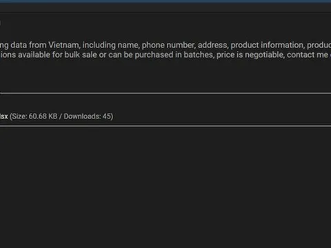 Hacker rao bán dữ liệu của Giao Hàng Nhanh và Sapo trên "web đen"