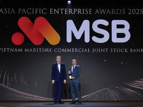 MSB - “Doanh nghiệp xuất sắc châu Á” và “Thương hiệu truyền cảm hứng”