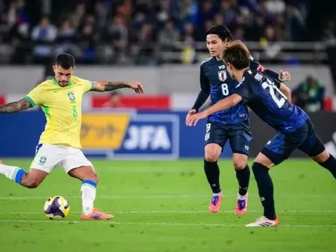 Nhật Bản ngược dòng ngoạn mục đánh bại Brazil