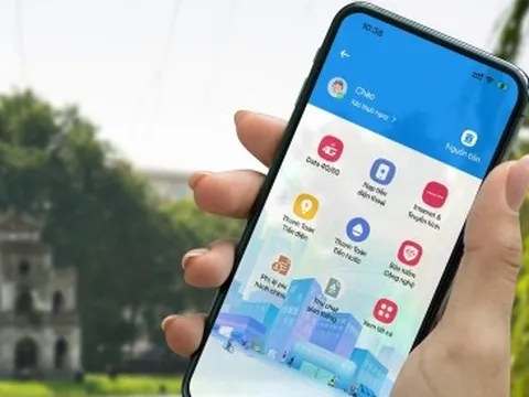 Dễ dàng thanh toán phí điện, nước, thuế ...trên ứng dụng iHanoi