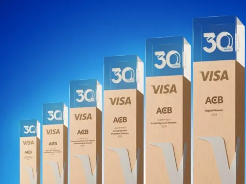 ACB tiếp tục dẫn đầu thị phần thẻ Visa 2025 và bước nhảy sáng tạo về thanh toán số