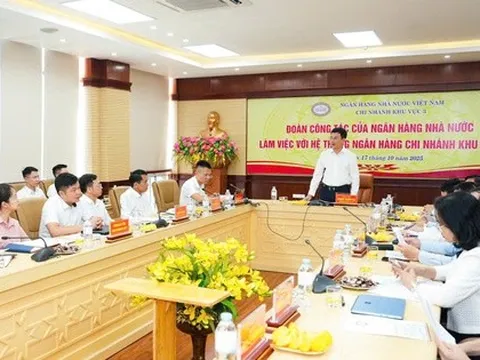 Phó Thống đốc Phạm Thanh Hà làm việc với hệ thống ngân hàng khu vực 3